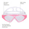 Tetra Junior - Schwimmbrille - Kinder - Klare Linse - Rosa