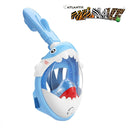 Atlantis Shark - Masque de plongée en apnée - Enfants - Bleu
