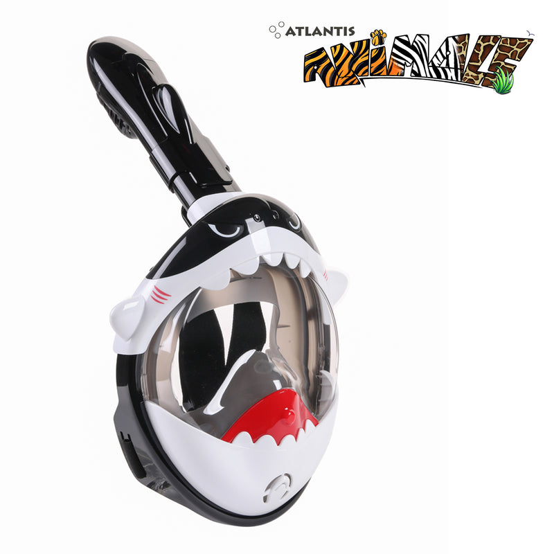 Atlantis Shark - Schnorchelmaske - Kinder - Schwarz