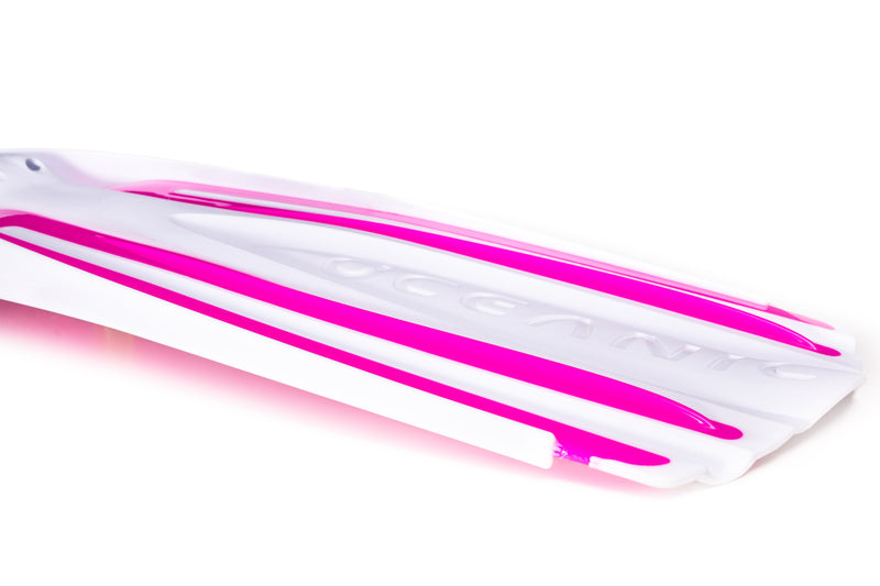 Viper 2 - Flippers - Zwemvliezen Full Foot - Volwassenen - Wit/Roze