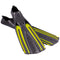 Viper 2 - Flippers - Zwemvliezen Full Foot - Volwassenen - Zwart/Geel