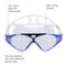 Tetra - Schwimmbrille - Erwachsene - Klare Linse - Blau/Schwarz