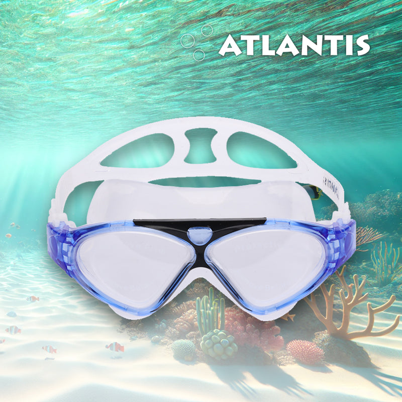 Tetra - Schwimmbrille - Erwachsene - Klare Linse - Blau/Schwarz