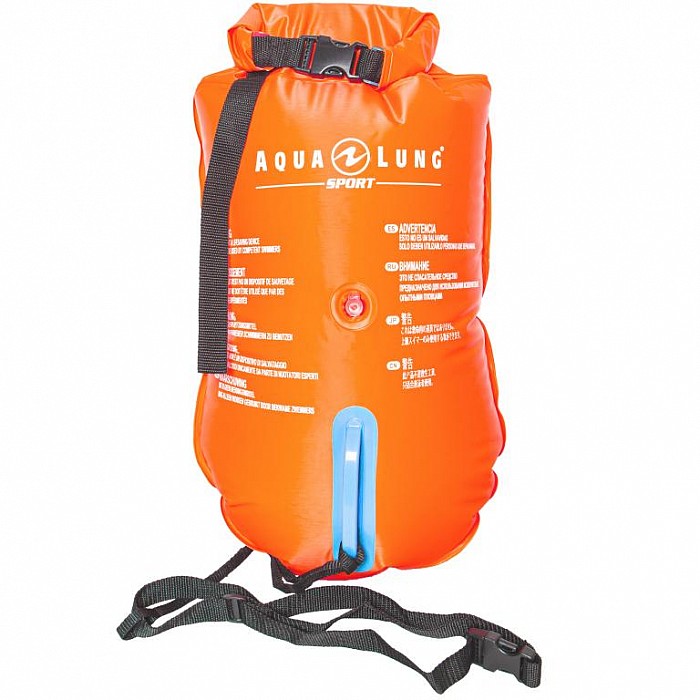 Sac étanche tractable - Bouée de natation - Orange