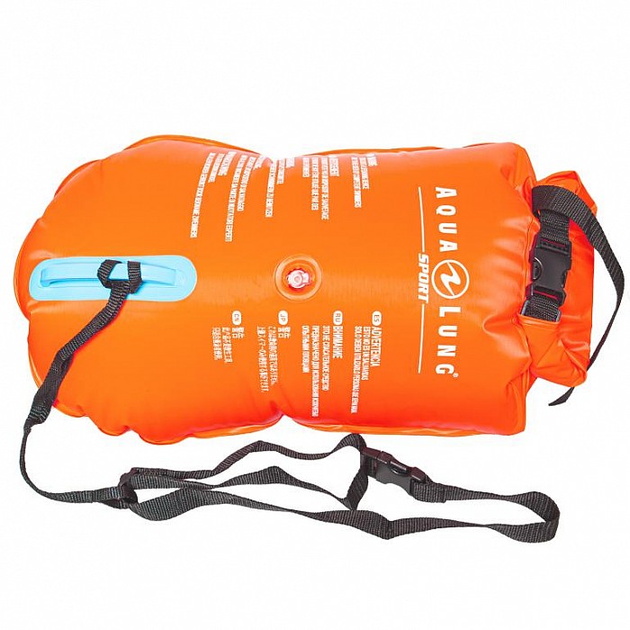Sac étanche tractable - Bouée de natation - Orange