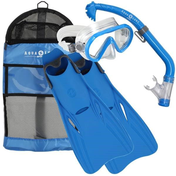 Santa Cruz Set - Snorkelset - Duikbril - Snorkel - Kinderen - Blauw