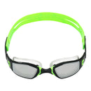 Ninja - Lunettes de natation - Adultes - Verres miroir - Noir/Lime