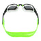 Ninja - Lunettes de natation - Adultes - Verres miroir - Noir/Lime