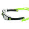 Ninja - Lunettes de natation - Adultes - Verres miroir - Noir/Lime