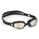 Ninja - Lunettes de natation - Adultes - Verres miroir - Gris/Bleu
