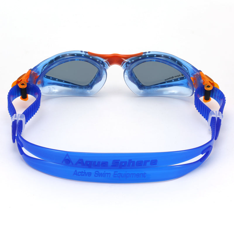 Kayenne Junior - Schwimmbrille - Kinder - Dunkle Linse - Blau/Orange