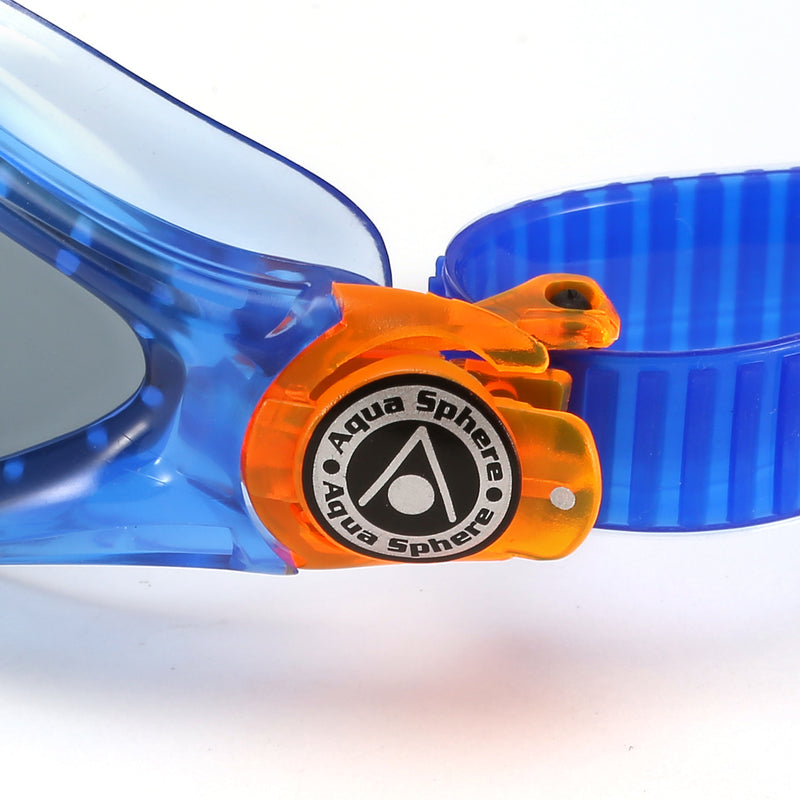 Kayenne Junior - Zwembril - Kinderen - Dark Lens - Blauw/Oranje