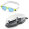 Kayenne Junior - Zwembril - Kinderen - Blue Lens - Transparant/Lime