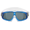 Seal 2.0 - Zwembril - Volwassenen - Dark Lens - Blauw/Wit
