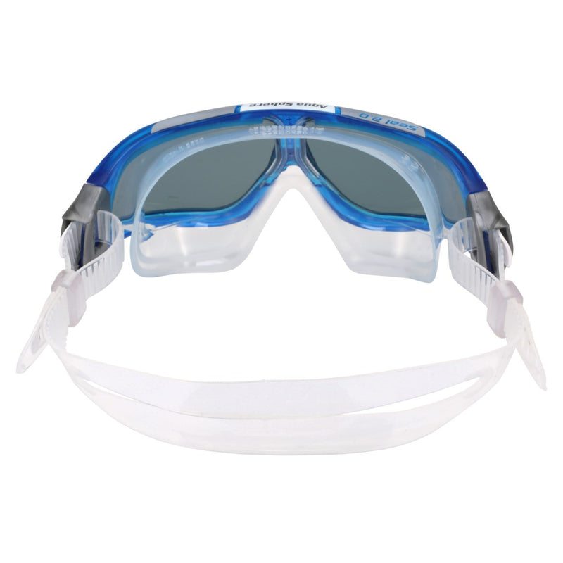 Seal 2.0 - Zwembril - Volwassenen - Dark Lens - Blauw/Wit