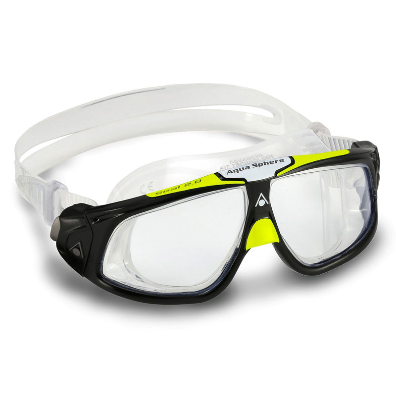 Seal 2.0 - Zwembril - Volwassenen - Clear Lens - Zwart/Groen