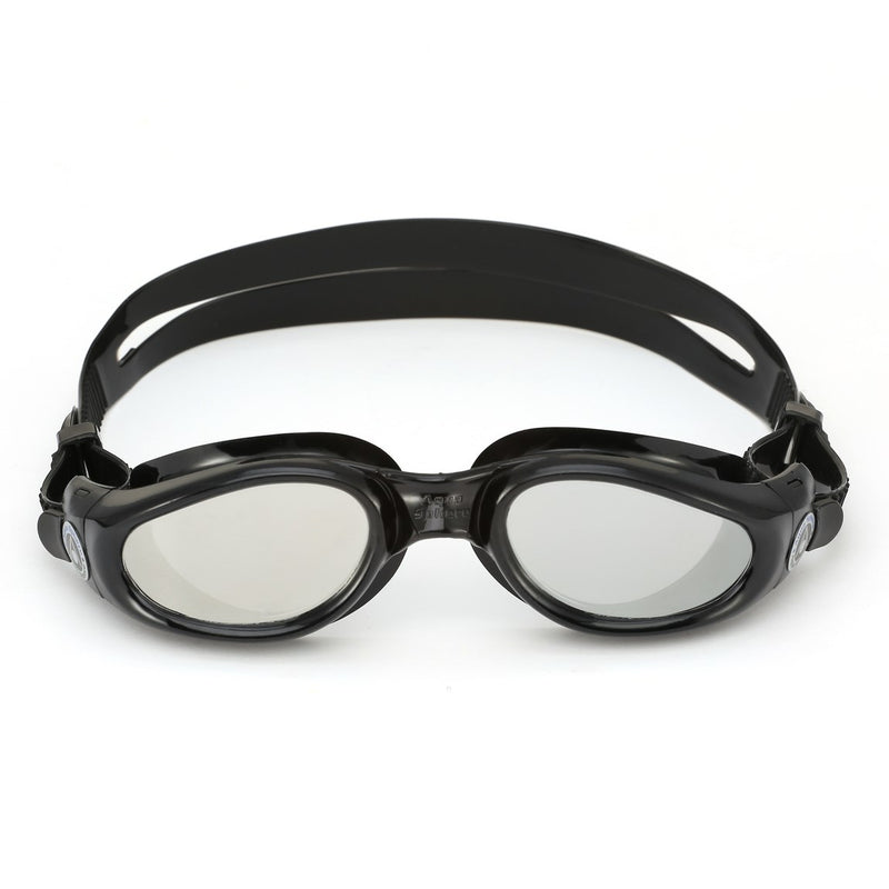 Kaiman - Lunettes de natation - Adultes - Verres miroir - Noir