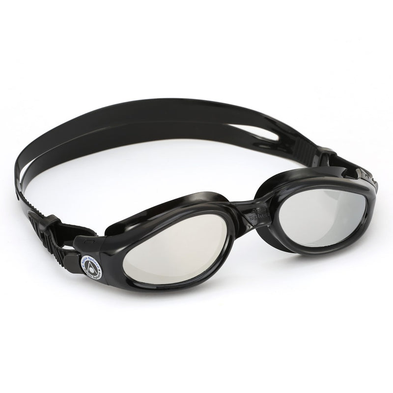 Kaiman - Lunettes de natation - Adultes - Verres miroir - Noir