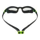 Tiburon - Lunettes de natation - Adultes - Verres transparents - Noir/Lime