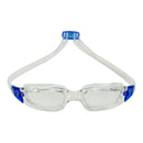 Tiburon – Schwimmbrille – Erwachsene – klare Linse – transparent/blau