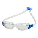 Tiburon – Schwimmbrille – Erwachsene – klare Linse – transparent/blau