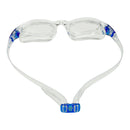 Tiburon – Schwimmbrille – Erwachsene – klare Linse – transparent/blau