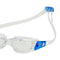 Tiburon – Schwimmbrille – Erwachsene – klare Linse – transparent/blau