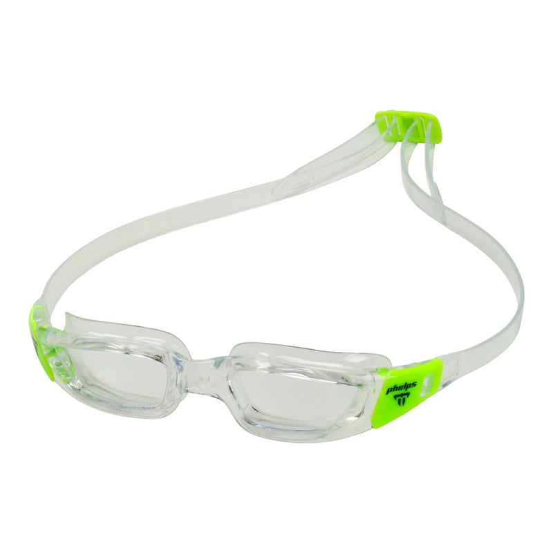 Tiburon Junior - Zwembril - Kinderen - Clear Lens - Transparant/Lime