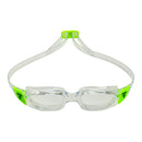 Tiburon Junior - Zwembril - Kinderen - Clear Lens - Transparant/Lime