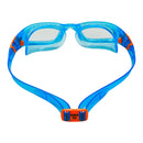 Tiburon Kid – Schwimmbrille – Kinder – klare Gläser – Aqua/Orange