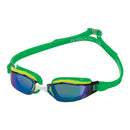 Xceed - Zwembril - Volwassenen - Green Titanium Mirrored Lens - Geel/Groen