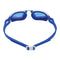 Xceed - Zwembril - Volwassenen - Blue Iridescent Titanium Mirrored Lens - Wit/Blauw