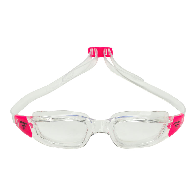 Tiburon Small – Schwimmbrille – Erwachsene – klare Linse – transparent/rosa