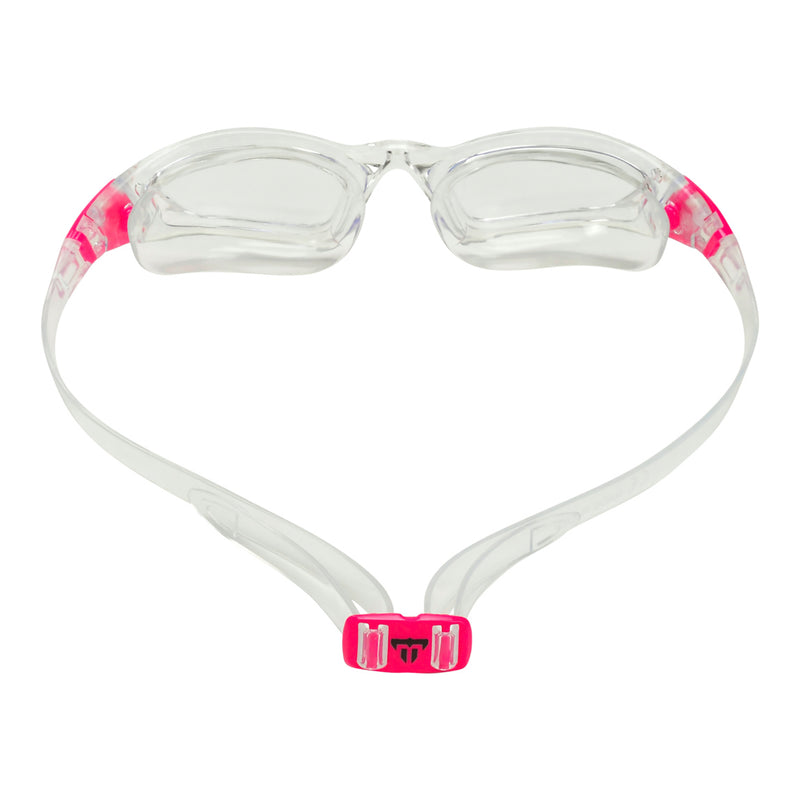 Tiburon Small – Schwimmbrille – Erwachsene – klare Linse – transparent/rosa