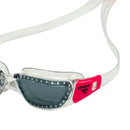 Tiburon Small - Zwembril - Volwassenen - Dark Lens - Transparant/Roze