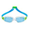 Tiburon Kid - Schwimmbrille - Kinder - Blaue Linse - Transparent/Lime