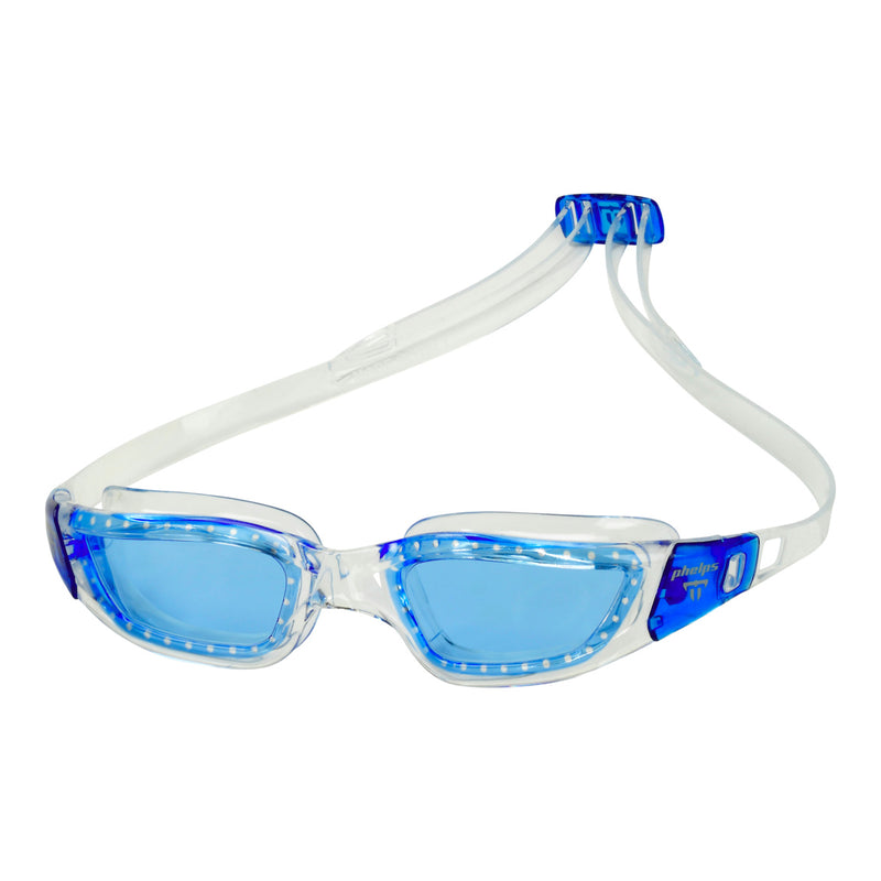 Tiburon - Zwembril - Volwassenen - Blue Lens - Transparant/Blauw