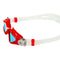 Kayenne Small - Zwembril - Volwassenen - Blue Titanium Mirrored Lens - Rood/Wit