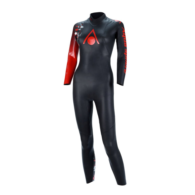 Racer V3 - Wetsuit - Dames - Zwart/Rood