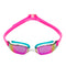 Xceed - Zwembril - Volwassenen - Pink Titanium Mirrored Lens - Roze/Turquoise