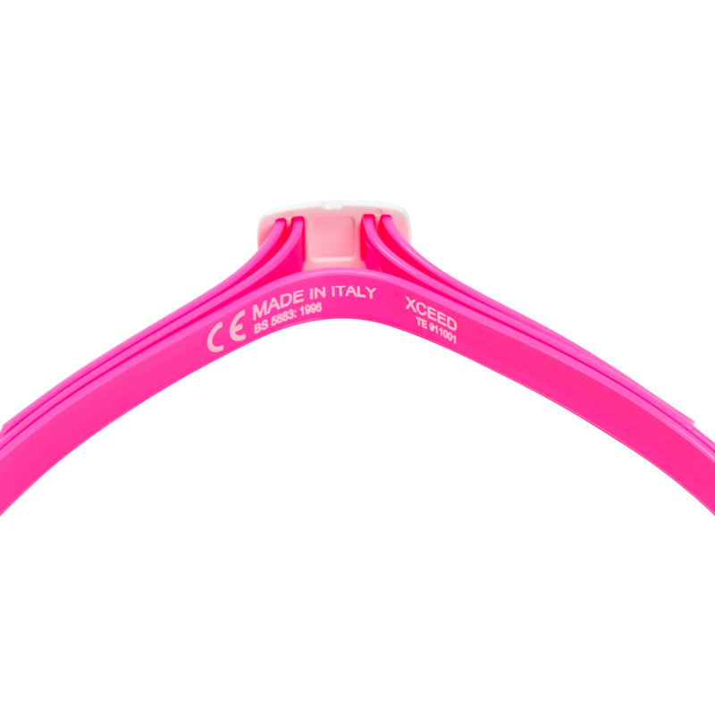Xceed - Zwembril - Volwassenen - Pink Titanium Mirrored Lens - Roze/Turquoise