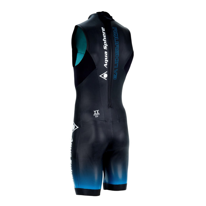 Aquaskin Shorty V3 - Wetsuit - Heren - Zwart