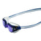 Fastlane - Zwembril - Volwassenen - Blue Titanium Mirrored Lens - Blauw/Wit