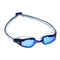 Fastlane - Zwembril - Volwassenen - Blue Titanium Mirrored Lens - Blauw/Wit