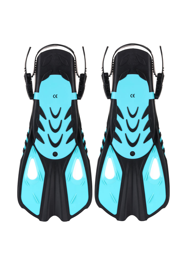 Snapper - Zwemvliezen - Flippers - Volwassenen - Zwart/Turquoise