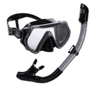 Borneo Combo - Snorkelset - Duikbril - Snorkel - Volwassenen - Zwart/Grijs