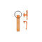 Ni-Glo™ - Porte-clés - Orange