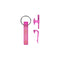Ni-Glo™ - Porte-clés - Rose