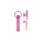 Ni-Glo™ - Sleutelhanger - Roze