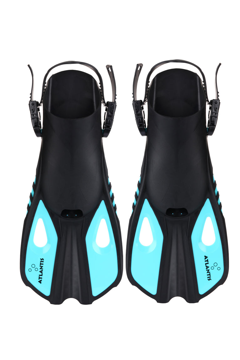 Snapper - Zwemvliezen - Flippers - Volwassenen - Zwart/Turquoise
